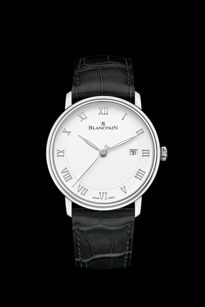 Blancpain Villeret Ultraplate orologio elegante con cinturino in pelle