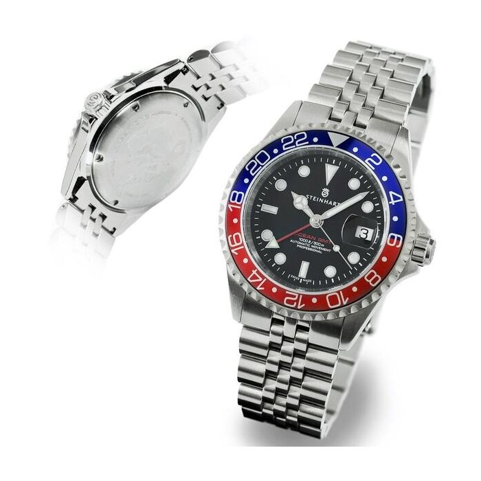 orologio simile al rolex gmt master Steinhart Ocean One GMT Blue-Red 2